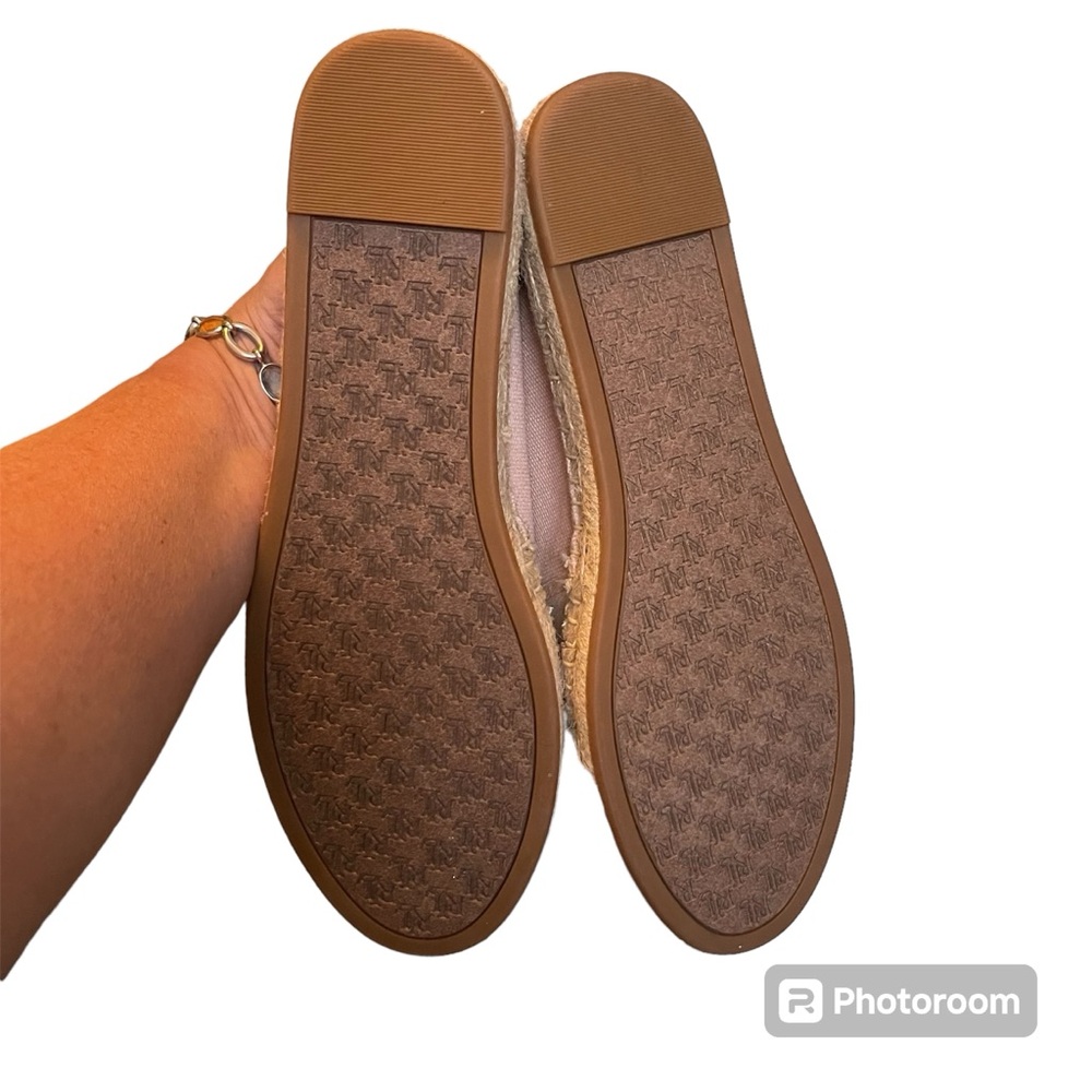 Lauren Ralph Lauren Pink Canvas Espadrilles - Picture 10 of 11